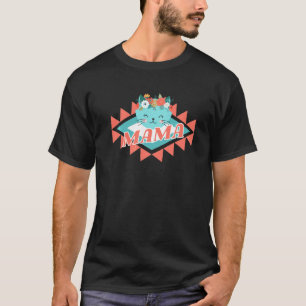 Mama Momma Mummy Mother Madre Cats Felines Kittens T-Shirt