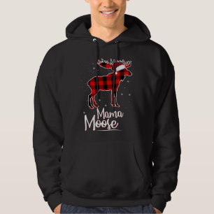 Mama Moose Matching Family Christmas Plaid Pajama Hoodie