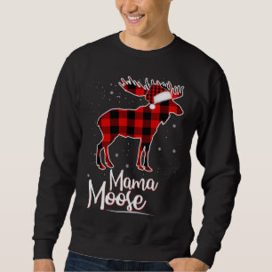Mama Moose Matching Family Christmas Plaid Pajama Sweatshirt