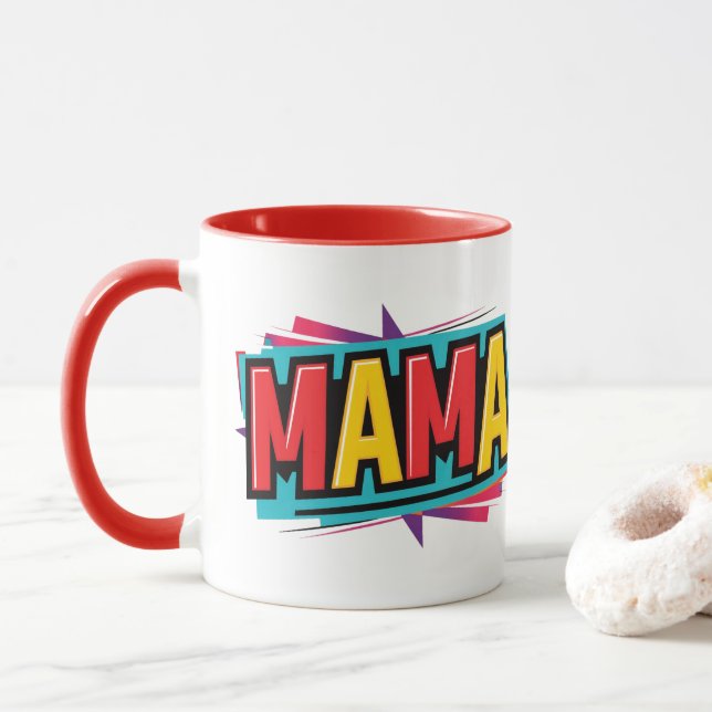 mama mother mum mug (With Donut)