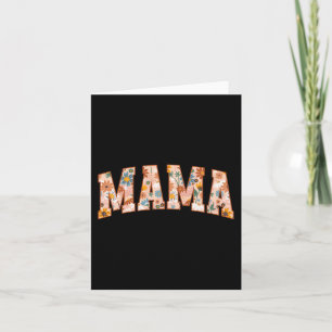 Mama Mothers Day Gardener Mama Flowers Cute 1 Card