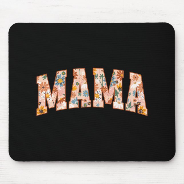 Mama Mothers Day Gardener Mama Flowers Cute 1  Mouse Pad (Front)
