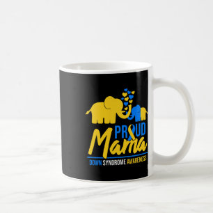 Mama Mum Down Syndrome Awareness Day Cute Elephant Coffee Mug