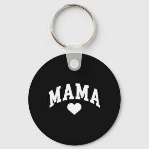 Mama Mum Heart Mothers Day Key Ring