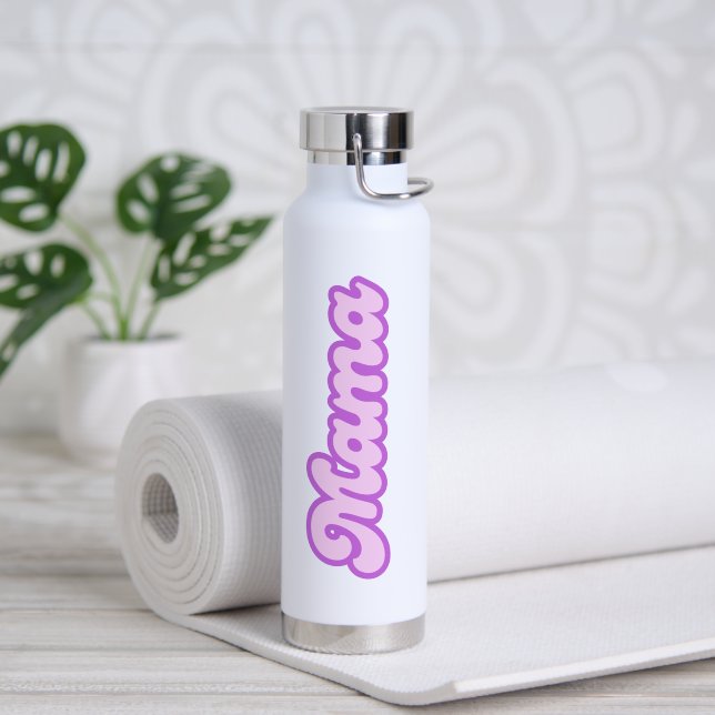 Mama | Mum, Mum to Be Water Bottle (Yoga (Rotated))