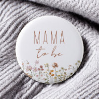 Mama Mum to Be Wildflower Baby Shower