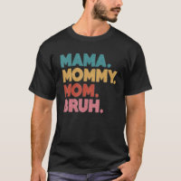 Mama Mummy Mum Bruh  Mothers Day Fur Print Graphic
