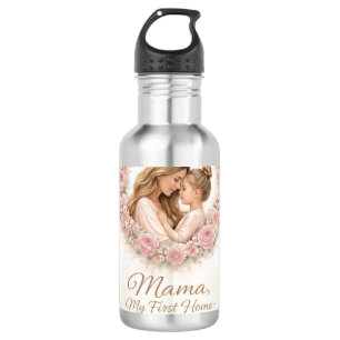Mama — My First Home Mother & Daughter Floral Tr 532 Ml Water Bottle