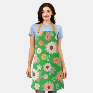 Mama — My First Home Mother & Daughter Floral Tr Apron