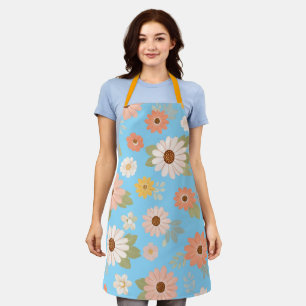 Mama — My First Home   Mother & Daughter Floral Tr Apron