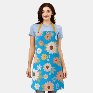 Mama — My First Home Mother & Daughter Floral Tr Apron