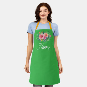 Mama — My First Home Mother & Daughter Floral Tr Apron