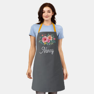 Mama — My First Home Mother & Daughter Floral Tr Apron