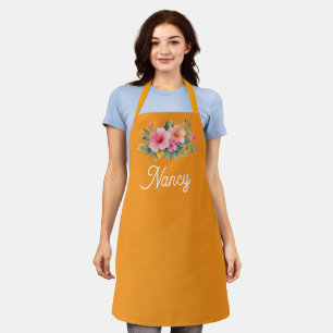 Mama — My First Home Mother & Daughter Floral Tr Apron