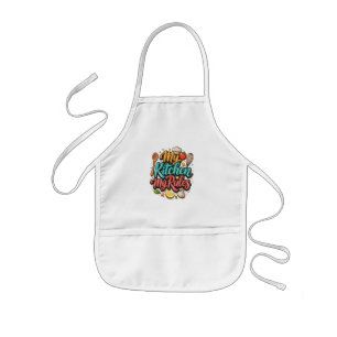 Mama — My First Home   Mother & Daughter Floral Tr Kids Apron