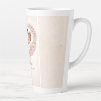 Mama — My First Home | Mother & Daughter Floral Tr Latte Mug
