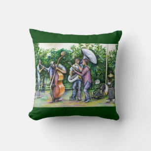 Mama Never Warned Me about Tuba Players Cushion