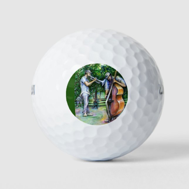 Mama Never Warned Me About Tuba Players Golf Balls (Front)