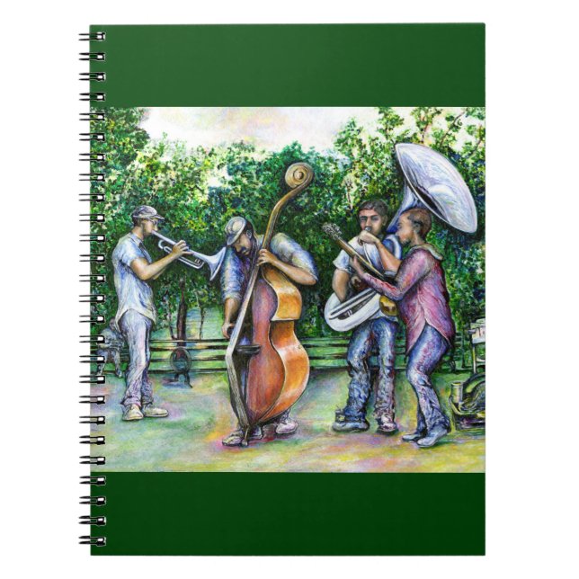 Mama Never Warned Me about Tuba Players Notebook (Front)