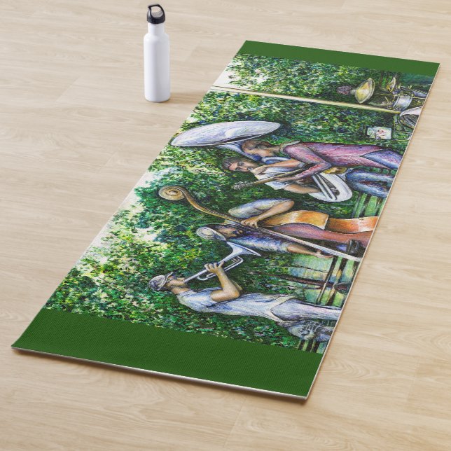 Mama Never Warned Me About Tuba Players Yoga Mat (In Situ)