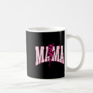 Mama Nk Lightning Bolt Checkered Mom Women Mother' Coffee Mug