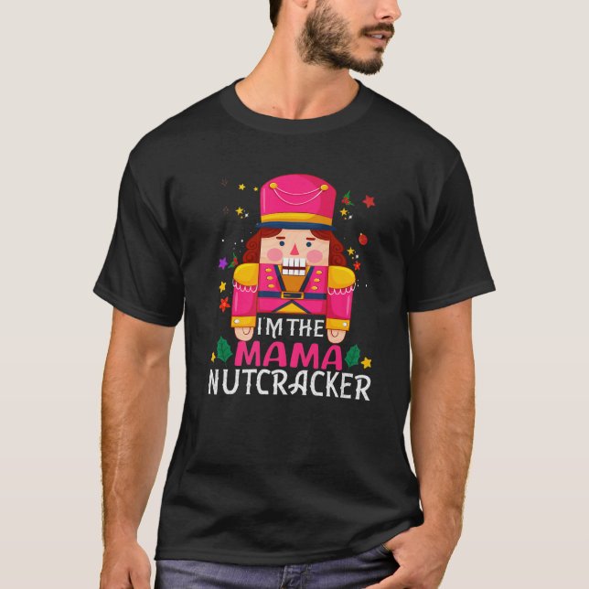 Mama Nutcracker Matching Family Group Christmas Pa T-Shirt (Front)
