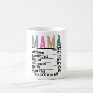 Mama Nutrition Facts Coffee Mug