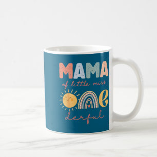 Mama Of Little Miss Onederful First Birthday Boho  Coffee Mug