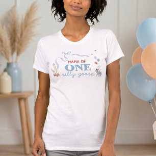Mama of One Silly Goose 1st Birthday Mum T-Shirt