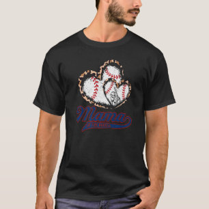 Mama of Rookie of Year 1st Birthday Baseball T-Shirt