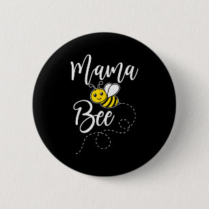 Mama Of The Bee Day Girl Hive Family Matching Birt 6 Cm Round Badge
