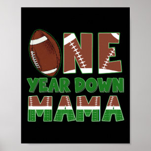 Mama Of The Birthday Boy 1st Year Down Birthday Fo Poster