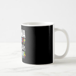 Mama Of The Birthday Boy Autism Mom  Coffee Mug