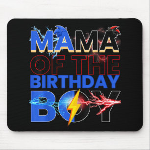 Mama Of The Birthday Boy Hedgehog Family Party Dec Mouse Pad