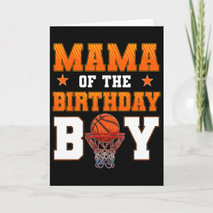 Mama Of The Birthday Boy Sketll Party Family Match Card