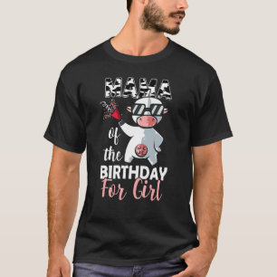 Mama Of The Birthday Girl Family Cow First Bday P T-Shirt