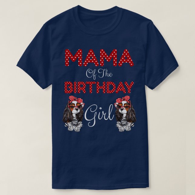 Mama Of The Birthday Girl T-Shirt (Design Front)