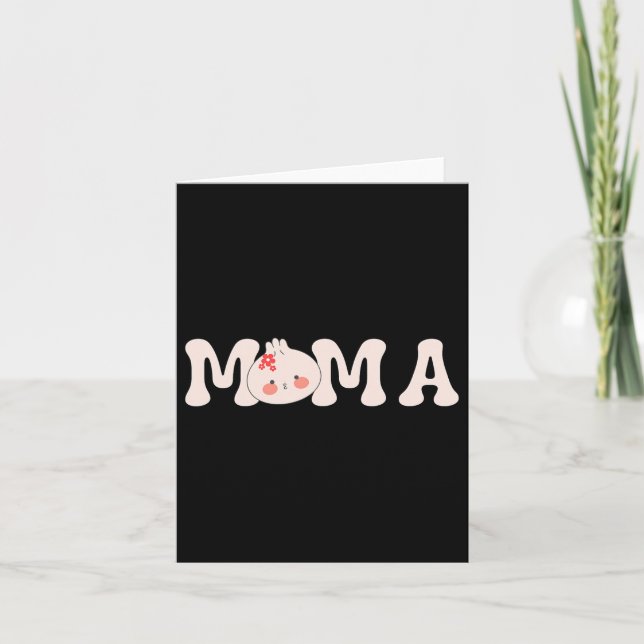 Mama Of The Dumpling First Birthday Ba  Card (Front)