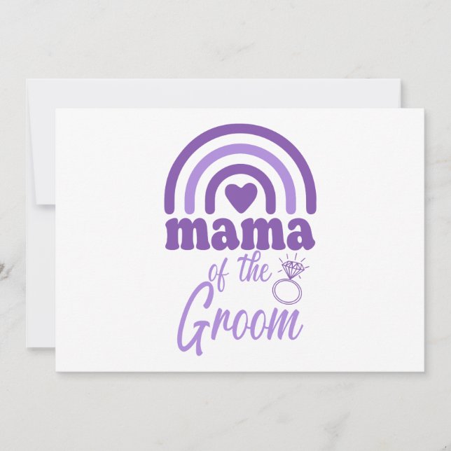 Mama of the Groom Invitation (Front)