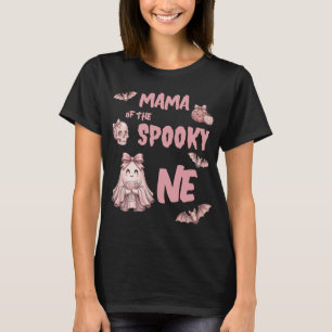 Mama of the Spooky One Cute Pinkoween Party T-Shirt