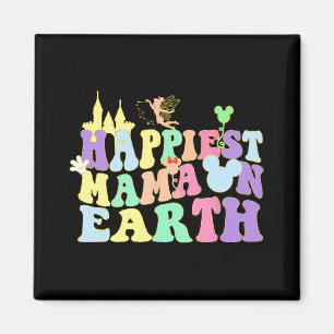 Mama On Earth Groovy Fun Mum Mummy Mother's Day  Magnet
