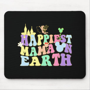 Mama On Earth Groovy Fun Mum Mummy Mother's Day Mouse Pad