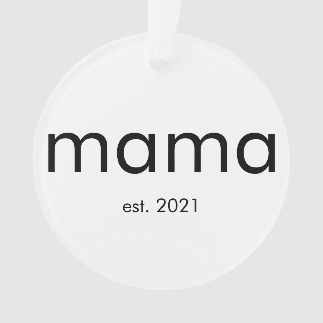 mama ornament (Front)