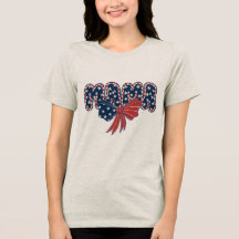 MAMA – Patriotic 4th of July Stars and Bow PNG