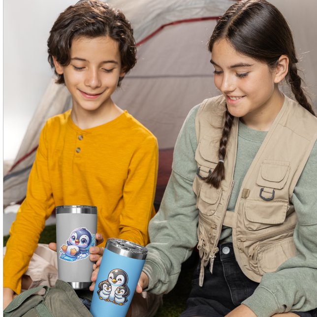 Mama Penguin and Her Children (Creator Uploaded)