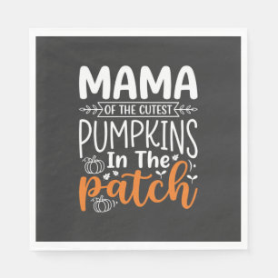Mama Pumpkins Patch Halloween Design_1 Napkin