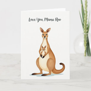 Mama Roo Love Illustration Card