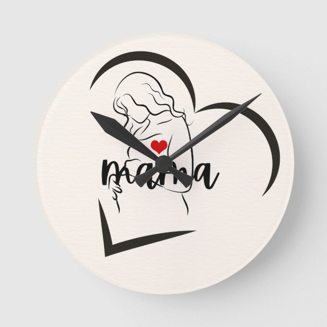 MAMA ROUND CLOCK (Front)
