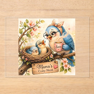 Mama’s Cosy Nest  Acrylic Invitations