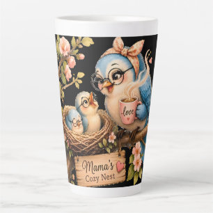 Mama’s Cosy Nest Black Latte Mug